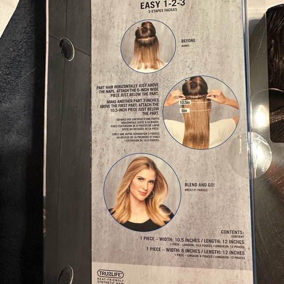 Clip in Hair extensions that add volume and length - Picture 4 of 5